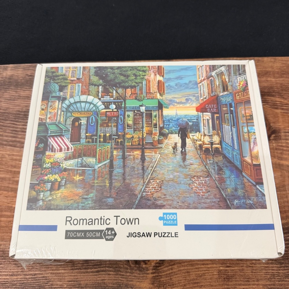 Romantic Town 1000 Piece Jigsaw Puzzle European Cityscape 70x50cm AA168-33 NEW